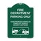 Signmission Fire Department Parking Unauthorized Vehicles Towed at Owner Expense with Graphic, GW-1824-24023 A-DES-GW-1824-24023 - alternate 1